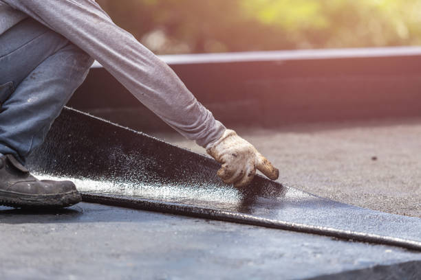 Professional Waterproofing technician working in Bainbridge, PA